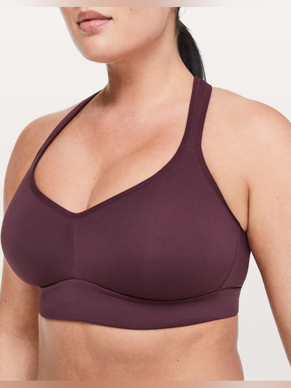 Lululemon Speed Up Bra C/D Dark Adobe size 6